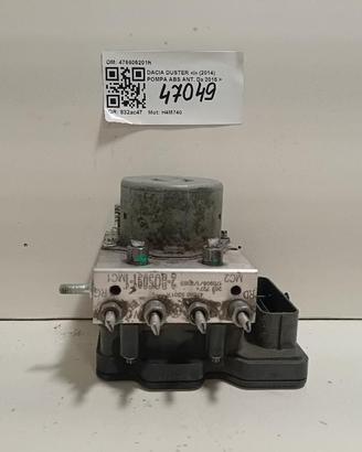 CENTRALINA ABS DACIA Duster 1° Serie 476605201R H