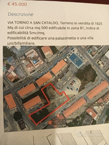 Terreno edificabile per abitazione indipendente