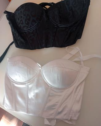 due corsetti corti donna 