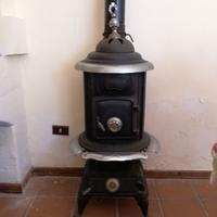 Stufa antica in ghisa da 10 kw