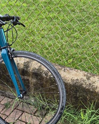 Bici da corsa donna Triban regular verde 