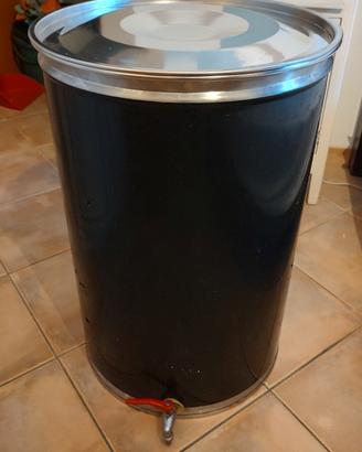 contenitore cisterna in acciaio 100 litri 