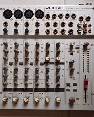 Mixer Phonic Mu 1202