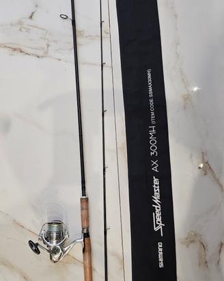 combo canna da spinning speed master + sedona