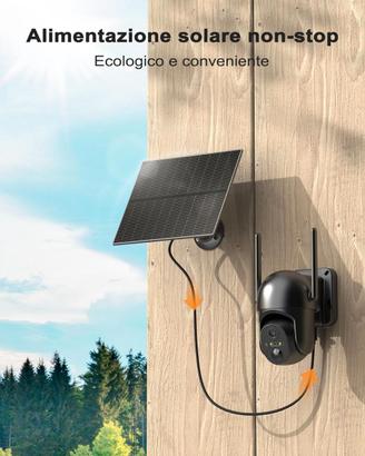 6W Pannello Solare USB per Telecamera Sorveglianza