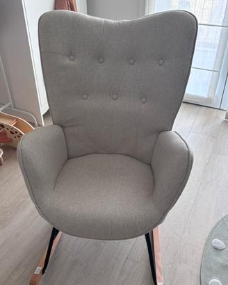 MEUBLE COSY Sedia a dondolo con braccioli