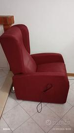 POLTRONA LARGHEZZA 66cm ROSSO BORDEAUX