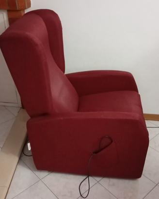 POLTRONA LARGHEZZA 66cm ROSSO BORDEAUX