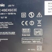 ricambi Panasonic 49", alimentazione, piedini, IR,