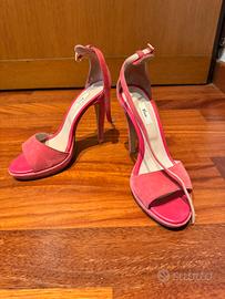 Sandali rosa fucsia scamosciati Vins tg. 36