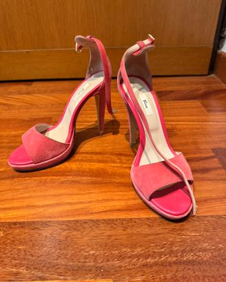 Sandali rosa fucsia scamosciati Vins tg. 36
