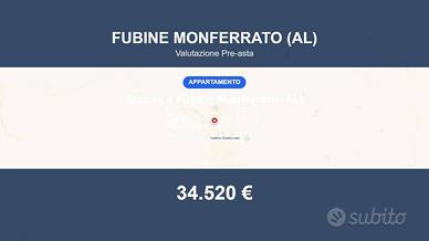 Immobile in asta di 150 m² con box auto a Fubine M