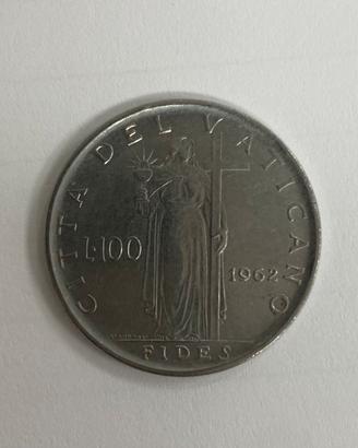 100 Lire Città del Vaticano 1962