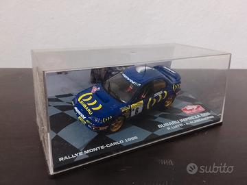 Modellino auto rally Subaru