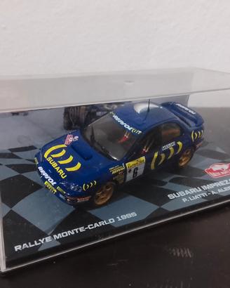 Modellino auto rally Subaru