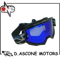 OCCHIALI CROSS “TIGER” NERI CON LENTE BLU