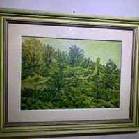 Quadro Vittorio Risso dipinto olio Saluzzo 1948