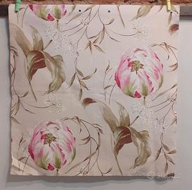 Pannello tessuto arredo tulipani