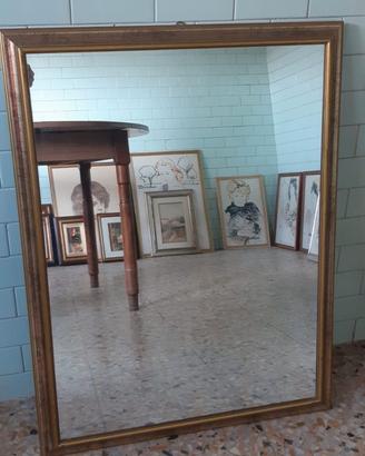 Specchio Rettangolare con Cornice Vintage