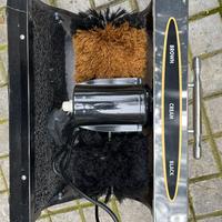 macchina lucida scarpe con doppia spazzola