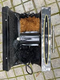 macchina lucida scarpe con doppia spazzola