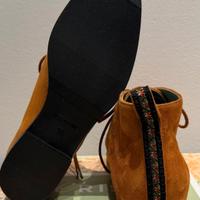 Stivaletti Donna Marroni Design Cristy Italy 36 