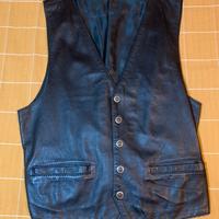 Gilet in pelle uomo