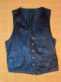 Gilet in pelle uomo