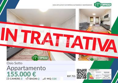 AMPIO 4 LOCALI DOPPI SERVIZI A OSIO SOTTO!!