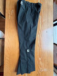 FOOTJOY pantaloni pioggia da donna tg M neri NUOVI