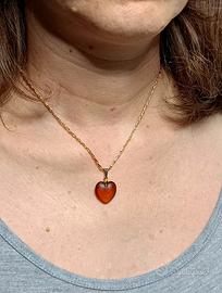 Collana con pendente cuore