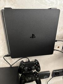 Ps4 1tb + 2 joypad + suporto muro I
