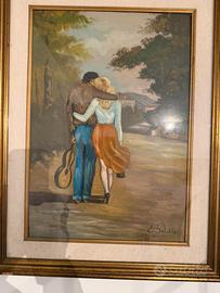 quadro a olio su tela