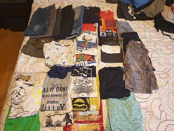 lotto abbigliamento estivo bambino 7-9 anni