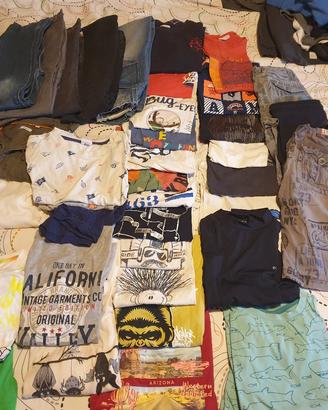 lotto abbigliamento estivo bambino 7-9 anni