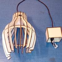 Lampadari Artigianali in Legno  Stile Moderno
