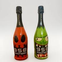 Halloween bottiglie Zucca Frankestein