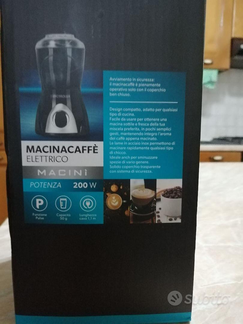 MACINA CAFFÉ MACININO ELETTRICO 200 W LAME ACCIAIO - Arredamento e  Casalinghi In vendita a Trento