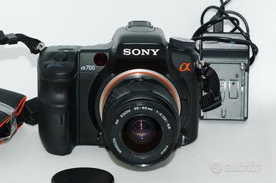 fotocamera Sony a700 12mpx obiettivo 35-80mm  F4