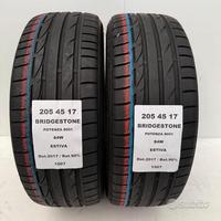2 gomme 205 45 17 bridgestone a1507