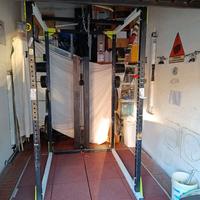 full rack con pacco pesi