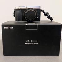 Fujifilm X‑E3 solo corpo – 953 scatti CERTIFICATI 