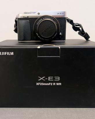 Fujifilm X‑E3 solo corpo – 953 scatti CERTIFICATI 