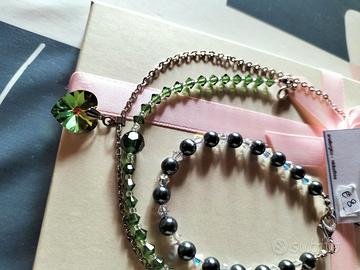 Collana ,2 braccialetti e orecchini