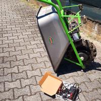 carriola con potente motore da 250watt