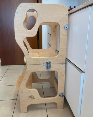 Torre Montessoriana Convertibile Baby Wood