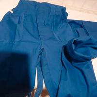 Nr 2 Salopette da lavoro, cotone irrestringibile