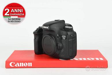 Canon 7D USATO GARANTITO PER DUE ANNI
