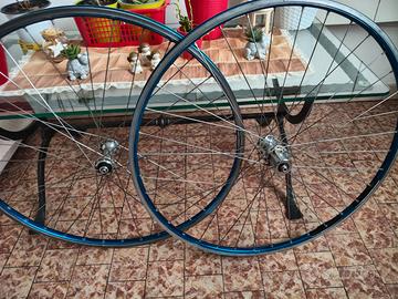 Ruote cerchi Ambrosio anodizzate mozzi DT Swiss