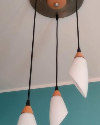 Lampada applique con lampadario abbinato